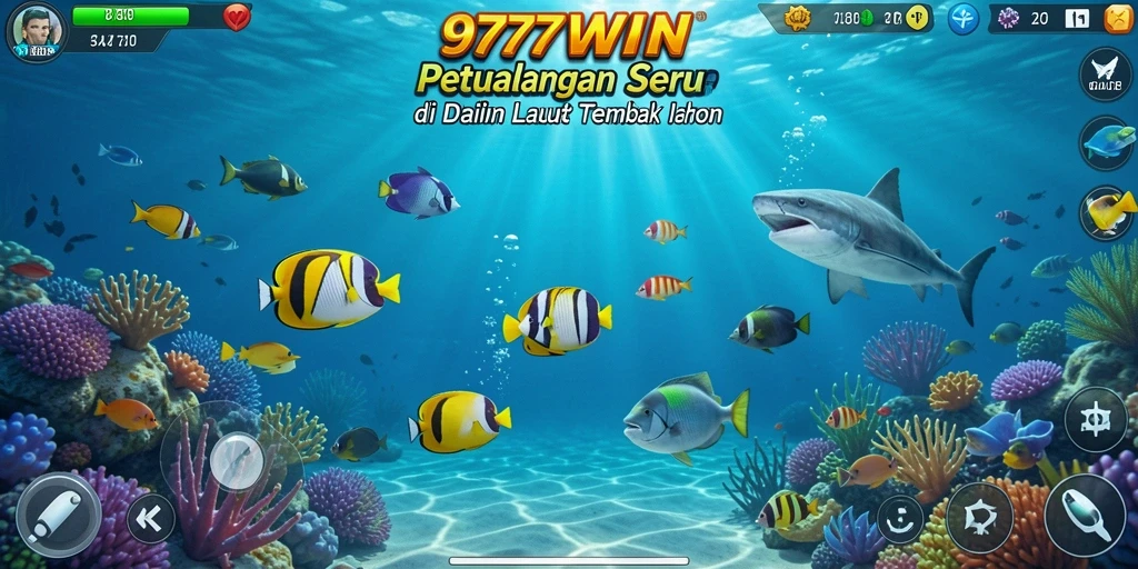 Tampilan gameplay seru dari 9777WIN saat menembak ikan.