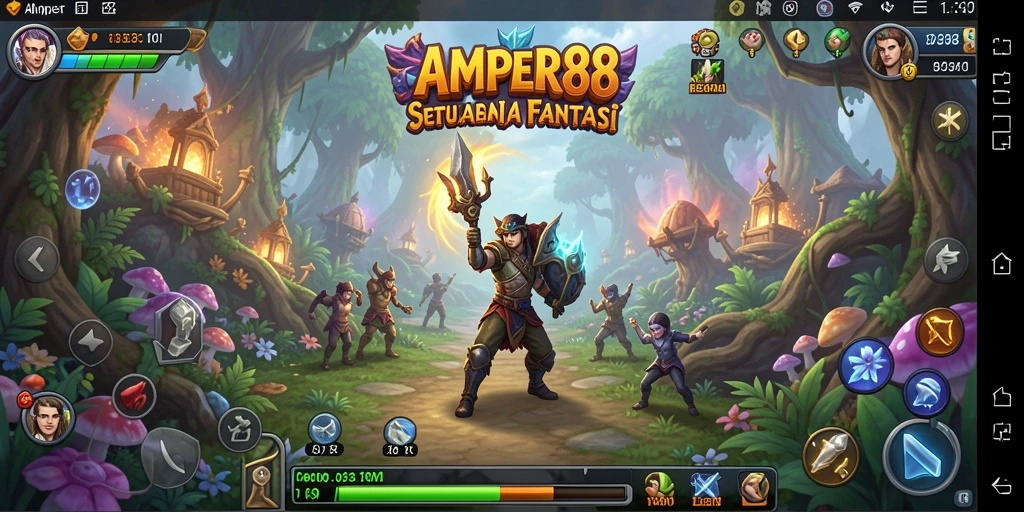 Tampilan gameplay seru AMPER88 dalam dunia petualangan yang menakjubkan.