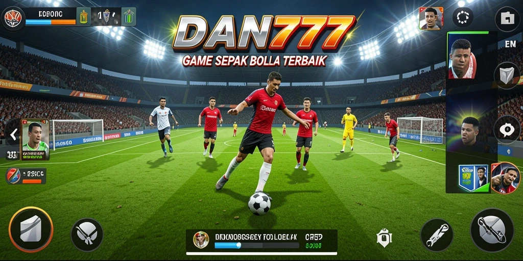 Tampilan gameplay mendebarkan dari DAN777 saat beraksi di lapangan.