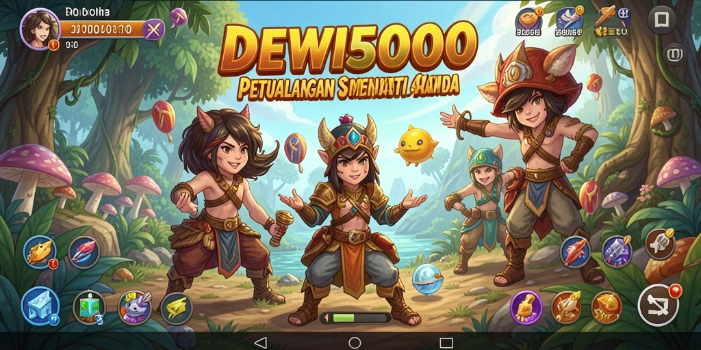 Gameplay DEWI5000 menampilkan petualangan menegangkan dan grafis yang memukau.