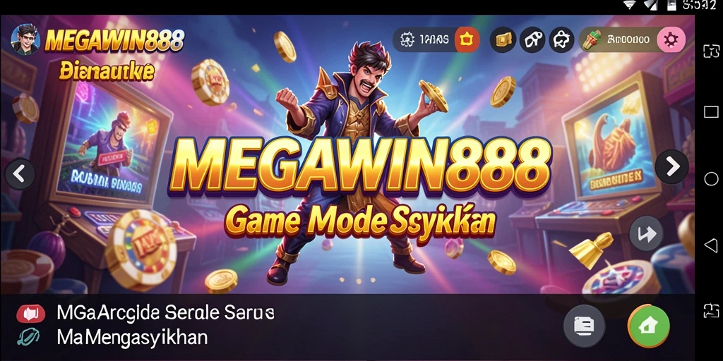 Tampilan gameplay seru dari MEGAWIN888 yang menguji kecepatan dan ketangkasan.