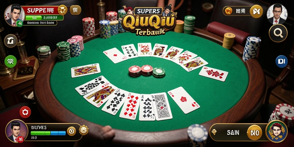Screenshot gameplay QiuQiu yang seru dan penuh tantangan.