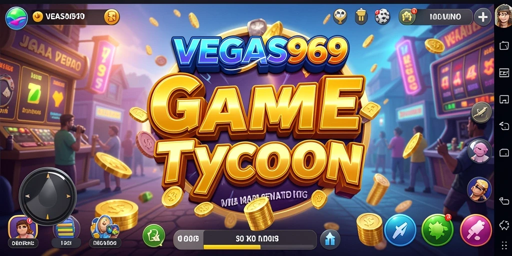 Tampilan imersif gameplay Tycoon dalam VEGAS969.